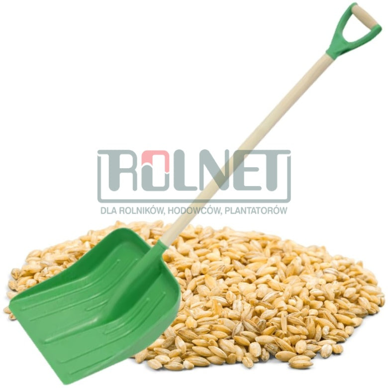 Łopata do zboża 42 cm z trzonkiem drewnianym Rolpas plastikowa uchwyt DY