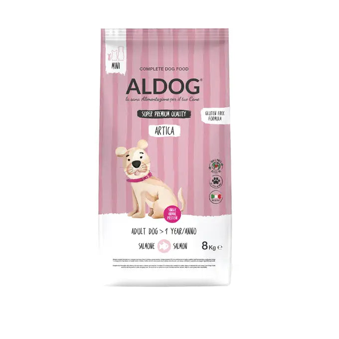 ALDOG Artica MINI karma monobiałkowa łosoś 8 KG