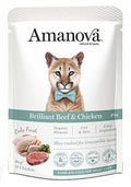 Amanova Cat – Brilliant Beef & Chicken – Wołowina i kurczak saszetka 85g