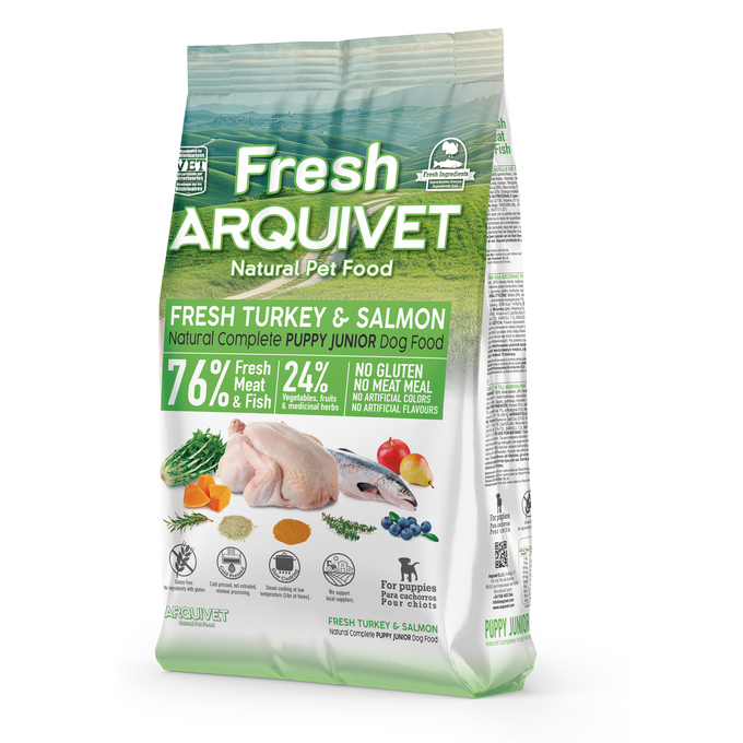 ARQUIVET FRESH PUPPY JUNIOR Indyk i łosoś 2,5 kg